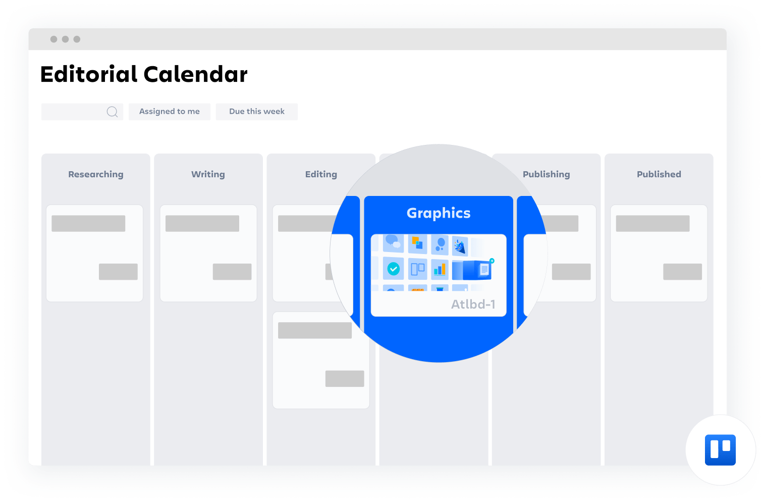 Modello di Confluence Calendario editoriale